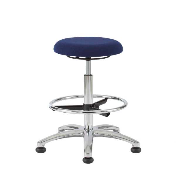 STANDBY Drehhocker SX-241 blau 60:85 cm Gleiter, inklusive Fußring