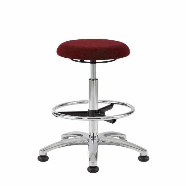 STANDBY Drehhocker SX-241 rot 60:85 cm Gleiter, inklusive Fußring