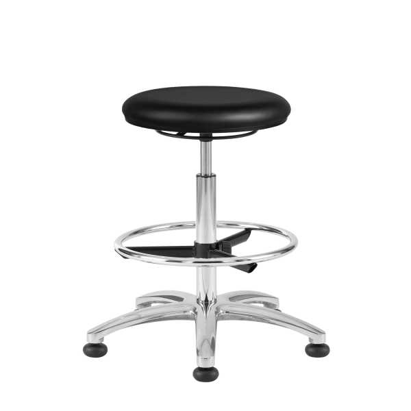 STANDBY Drehhocker SX-241 Kunstleder 60:85 cm Gleiter, inklusive Fußring