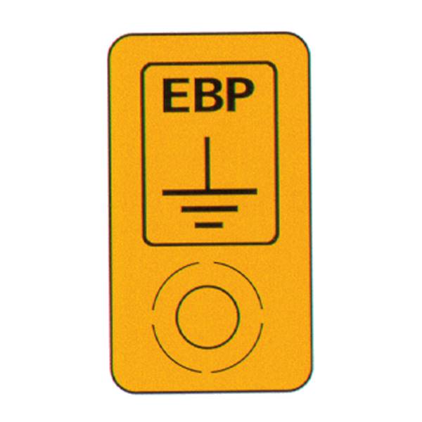 EBP2040 EBP Etiketten, PVC Folie 20 x 40 mm, Bogen zu 30 Stück