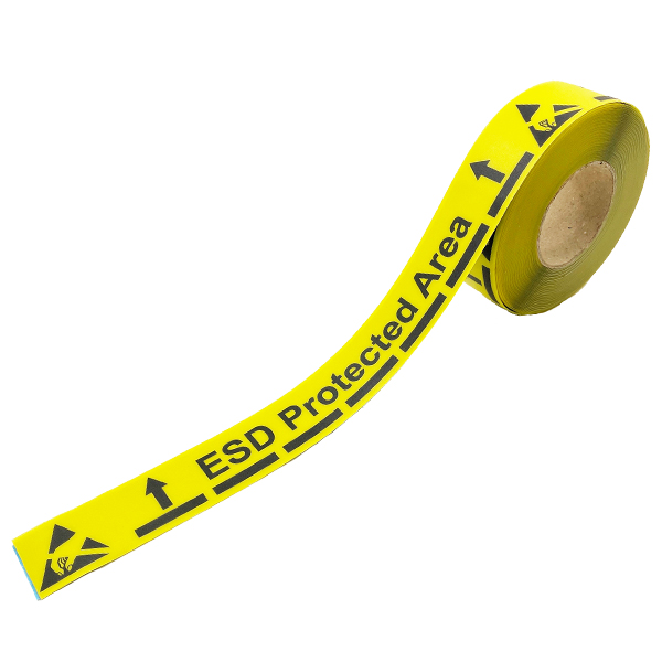 DSIL515 PVC Bodenmarkierungsband ESD Protected Area 900 µ 50 mm x 15 m