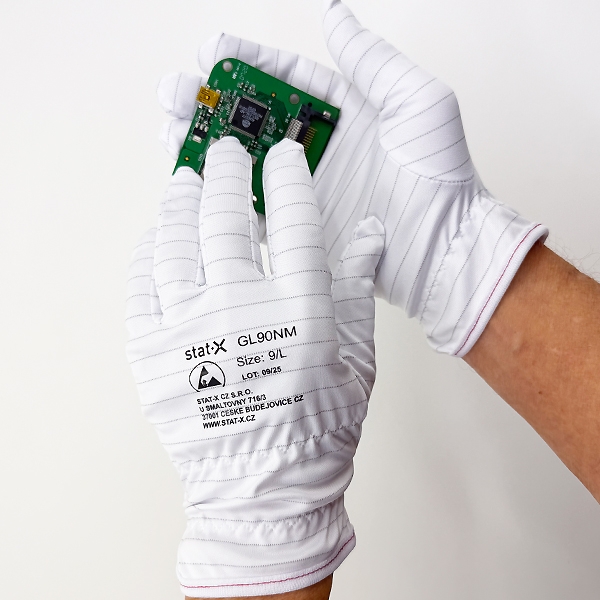 GL90NM Mikrofaser Handschuh mit leitfähiger Carbonfaser