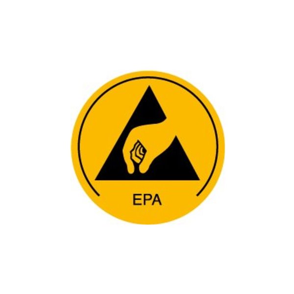 ET10 EPA-Aufkleber PVC rund 10 mm