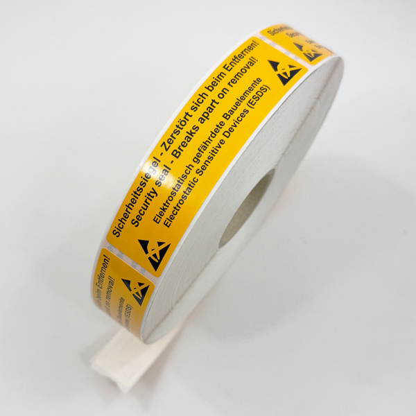Siegel-Klebeband mit Reisseffekt 26 x 105 mm, Rolle zu 1000 Stück