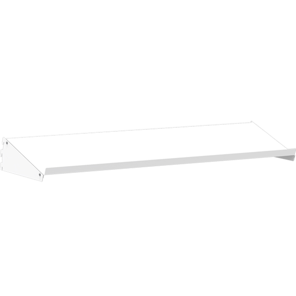 Regalboden Stahl ESD 1500 x 305 mm, Neigung verstellbar, RAL 7035 - lichtgrau