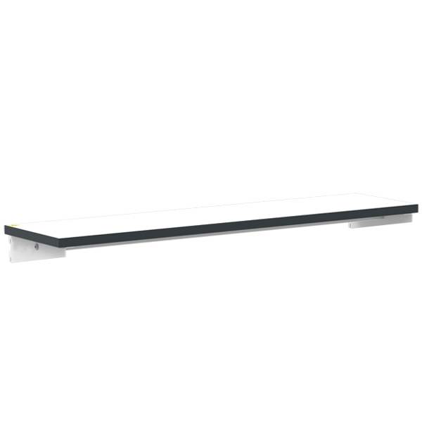 Regalboden ESD 1200 x 305 mm, RAL 7035 - lichtgrau