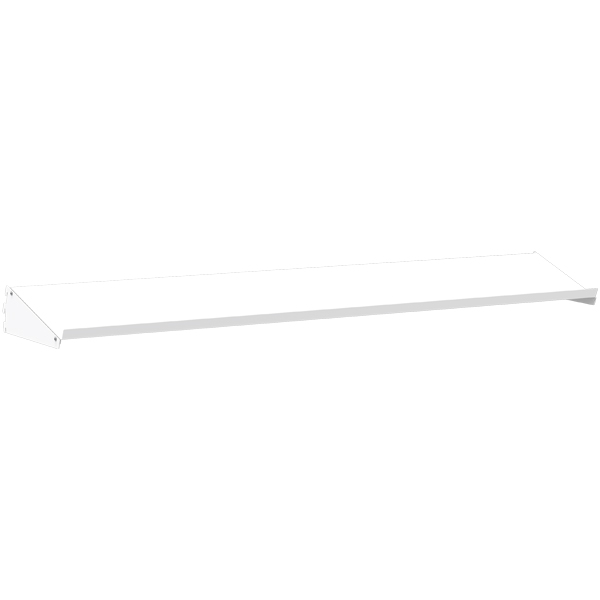 Regalboden Stahl ESD 1800 x 305 mm, Neigung verstellbar, RAL 7035 - lichtgrau