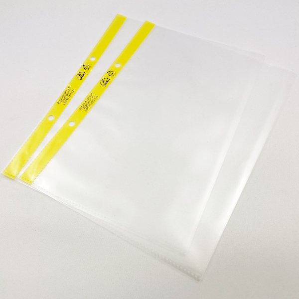 DA5-1-50 Dokumentenhüllen A5 Lochrand längsseitig, 50 µm, klar transparent, VE = 100 Stk