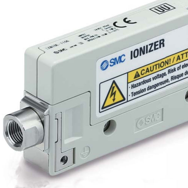 IZN10E Düsen-Ionisierer mit 6 mm Luftanschluss und Innengewinde Rc1/8 mit Befestigungswinkel